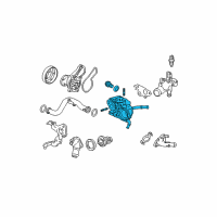 OEM Honda Civic Case, Thermostat Diagram - 19320-RNA-A00