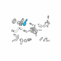 OEM 2018 Honda HR-V Gasket, Water Pump Diagram - 19222-RNA-A00