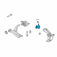 OEM 2020 Honda Civic Ball Joint Complete, L Diagram - 51220-TBA-A01