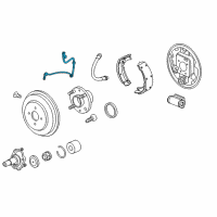 OEM Chevrolet Spark ABS Sensor Diagram - 94543971