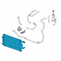 OEM 2015 Cadillac XTS Intercooler Diagram - 20982750