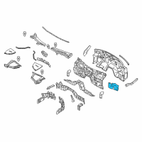 OEM Infiniti INSULATOR-Dash Upper Diagram - 67902-1MG0A