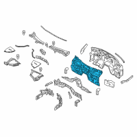 OEM 2018 Infiniti Q70 Dash-Upper Diagram - F7100-1MGMA