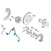 OEM 2019 Hyundai Sonata Sensor Assembly-Front ABS.RH Diagram - 59830-C1000