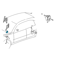 OEM 2002 Toyota Camry Steering Sensor Assembly Diagram - 89245-50030