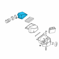 OEM Oldsmobile Aurora Housing Asm, Air Cleaner Upper Diagram - 88983259