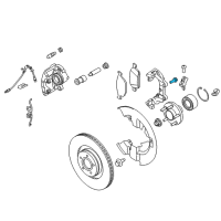 OEM 2015 Ford Focus Support Mount Bolt Diagram - -W714753-S442