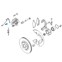 OEM Ford EcoSport Brake Hose Retainer Diagram - -W700936-S307