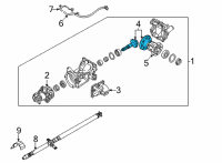 OEM 2021 Nissan Rogue Gear Set-Final Drive Diagram - 38100-6RE0A