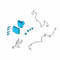 OEM 2019 Ford Taurus ABS Control Unit Diagram - FG1Z-2C215-A