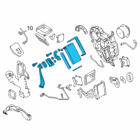 OEM 2011 Nissan Quest EVAPORATOR Diagram - 27410-1JA1A