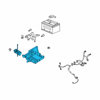 OEM Ford Battery Tray Diagram - 8G1Z-10732-A