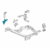 OEM 2004 Pontiac Aztek Brace-Transaxle (To Engine) Diagram - 12567439