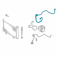 OEM 2011 Toyota Camry Suction Tube Diagram - 88704-06400