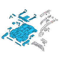 OEM 2016 Ford C-Max Rear Floor Pan Diagram - FV6Z-5811215-A