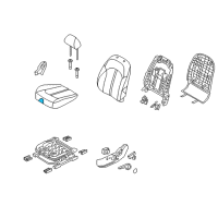 OEM 2020 Kia Optima Pad Assembly-Front Seat Diagram - 88150D4010