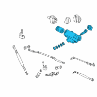 OEM 2002 Dodge Ram 2500 Van Power Steering Gear Diagram - 52013456AA