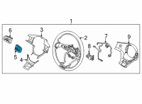 OEM Kia K5 Switch Assembly-STRG Rem Diagram - 96720L2160