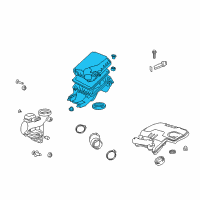 OEM 2012 Chevrolet Malibu Air Cleaner Body Diagram - 25842735