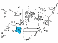 OEM 2022 Hyundai Tucson Protector-Heat Diagram - 28526-2M800