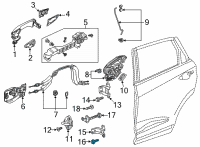 OEM 2022 Acura MDX BOLT FLANGE (M8X50) Diagram - 90106-TJB-A00