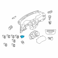 OEM Nissan Rogue Sport Switch Assy-Hazard Diagram - 25290-4BA0A