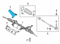 OEM 2021 BMW M4 HEAT SHIELD BELLOWS:323070 Diagram - 32-10-6-880-638