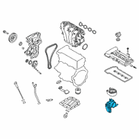 OEM 2015 Hyundai Veloster Body Assembly-Throttle Diagram - 35100-2B300