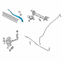 OEM 2017 Toyota Yaris iA Wiper Arm Diagram - 85221-WB001