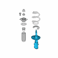 OEM 2020 Buick Envision Strut Diagram - 23161126