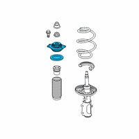 OEM 2020 GMC Terrain Mount Diagram - 23343662