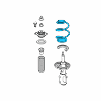 OEM GMC Terrain Coil Spring Diagram - 84004758