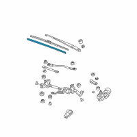 OEM 2012 Honda Fit Rubber, Blade (350MM) Diagram - 76632-SMA-004
