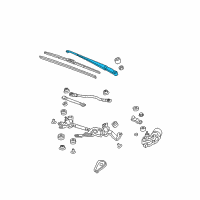 OEM 2012 Honda Fit Arm, Windshield Wiper (Driver Side) Diagram - 76600-TK6-A01