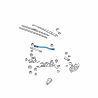 OEM Honda Fit Rod Unit B Diagram - 76550-TK6-A01