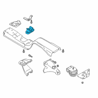 OEM 2003 Chevrolet Tracker Mount, Trans Diagram - 30020646