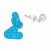 OEM 2012 Honda Accord Belt, Power Steering Pump (Bando) Diagram - 56992-R40-A01