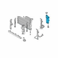 OEM 2006 BMW Z4 Coolant Expansion Tank Diagram - 17-11-7-573-751