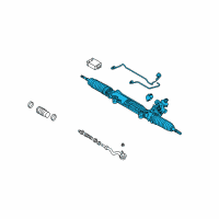 OEM 2008 BMW X3 Exchange Hydro Steering Gear Servotronic Diagram - 32-10-3-444-368