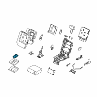 OEM Nissan Pathfinder Armada Cup Holder Assembly Diagram - 88377-7S002