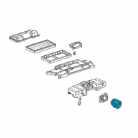 OEM Pontiac Firebird Duct Asm, Air Cleaner Outlet Diagram - 25170358