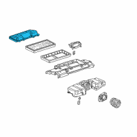 OEM 2000 Chevrolet Camaro Cover Asm, Air Cleaner Housing Diagram - 19201289