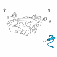OEM Lexus Cord, Headlamp Diagram - 81125-24180
