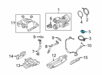 OEM BMW i3s Exhaust Manifold O Ring Diagram - 11-65-7-845-076