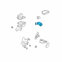 OEM 2008 Saturn Vue Air Intake Hose Diagram - 19167570