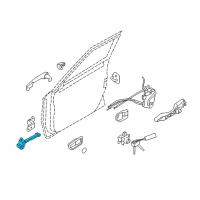 OEM Kia Soul Checker Assembly-Front Door Diagram - 793802K000