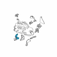 OEM 2006 Dodge Caravan Bracket-Engine Mount Diagram - 4861298AF