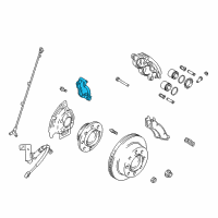 OEM 2005 Dodge Ram 2500 Adapter-Disc Brake CALIPER Diagram - 5093270AA