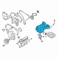 OEM Nissan Frontier Pan Assy Oil Diagram - 11110-9BF0A