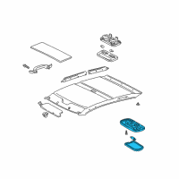 OEM 2002 Toyota Prius Dome Lamp Diagram - 81240-46010-B3